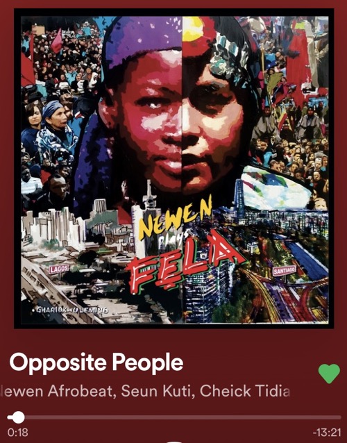 Newen Afrobeat feat Seun Kuti & Check Tidiane Seck – Opposite People